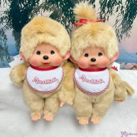 251841+58 Sekiguchi Monchhichi Premium Standard M Size Beige Boy + Girl 251841+58 Sekiguchi Monchhichi Premium Standard M Size Beige Boy + Girl